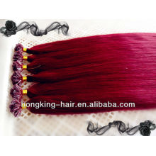 Factory price cheap 5A top grade 100% Human hair U tip hair extensions prebounded hair in Qingdao